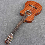 cutway thin body classic guitar full mahogany
