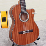cutway thin body classic guitar full mahogany