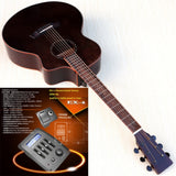 solid wood spruce top cutway design acoustic guitar black