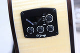 high grade flame maple cutway classic guitar with radian corner 39 inch