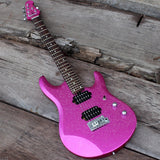 In Stock Eart JP60L Electric guitar, Metallic Black 24 Frets 6 string Guitarra Chrome Hardware,