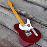 Wilkinson Bridge EART Electric guitar  Mahogany Body Cherry Sunburst Flame Maple,