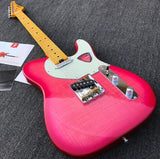 Wilkinson Bridge EART Electric guitar  Mahogany Body Cherry Sunburst Flame Maple,