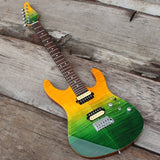 In Stock New arrive EART Electric Guitar Red Brown Color Flame Maple