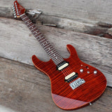 In Stock Brand New EART Electric Guitar Honey Sunburst Flame Maple top 24frets High Quality guitar parts, More Color Options